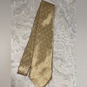 Gold Patterned Men's Tie